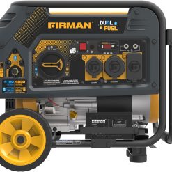 Firman Hybrid Series H03651 3650/4550 Watt Dual Fuel Generator, Yellow
