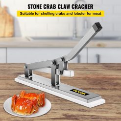 Alternative view of VEVOR Stone Crab Cracker with 2 Seafood Picks, Aluminum & Stainless Steel Construction Shellfish Shucker, Seafood Tools Set for Lobster and Crab Legs Pack of 2