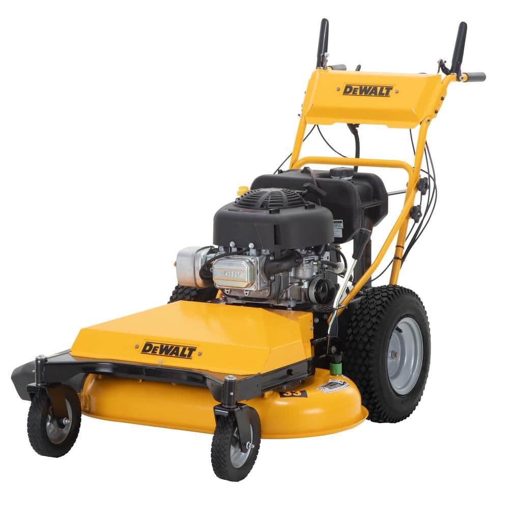DEWALT DW33 33 in. 344 cc OHV Briggs and Stratton Electric Start Engine Wide-Area Gas Walk Behind Lawn Mower DXGMW33344R - Image 3