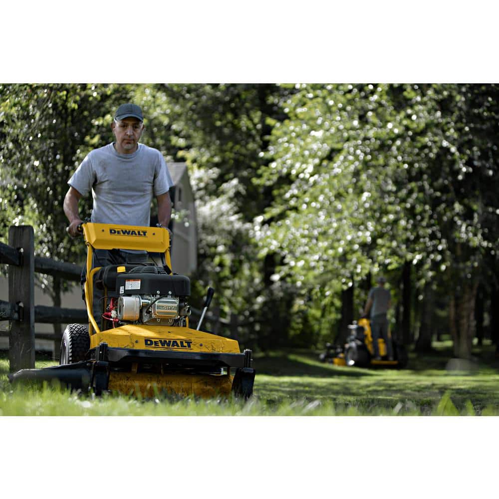 DEWALT DW33 33 in. 344 cc OHV Briggs and Stratton Electric Start Engine Wide-Area Gas Walk Behind Lawn Mower DXGMW33344R - Image 2
