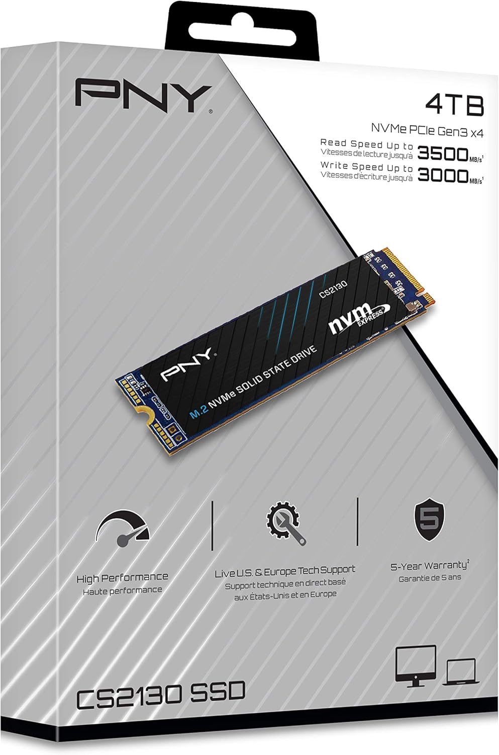 PNY CS2130 8TB M.2 NVMe Internal Solid State Drive (SSD) – M280CS2130-8TB-RB - Image 11