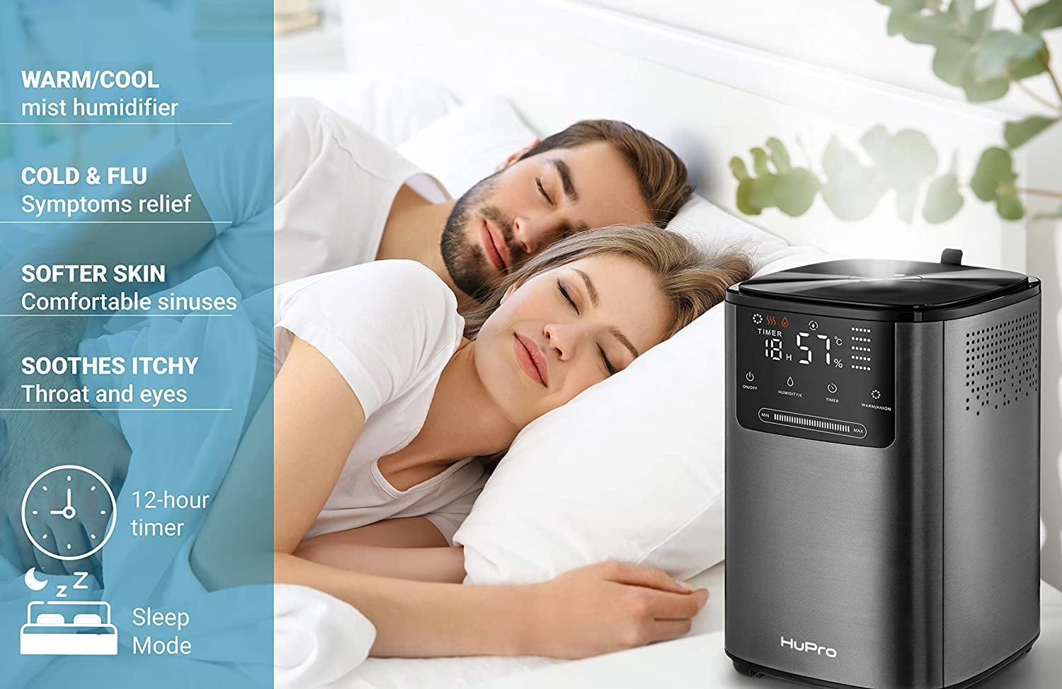 Hupro Premium Humidifier for Large Room Home Bedroom - Image 5