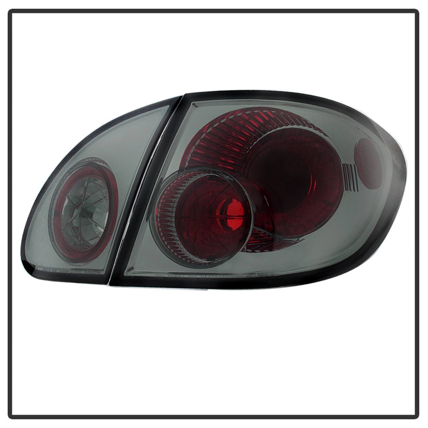 ( Spyder ) Toyota Corolla 03-08 Euro Style Tail Lights – Smoke 5033673 - Image 2