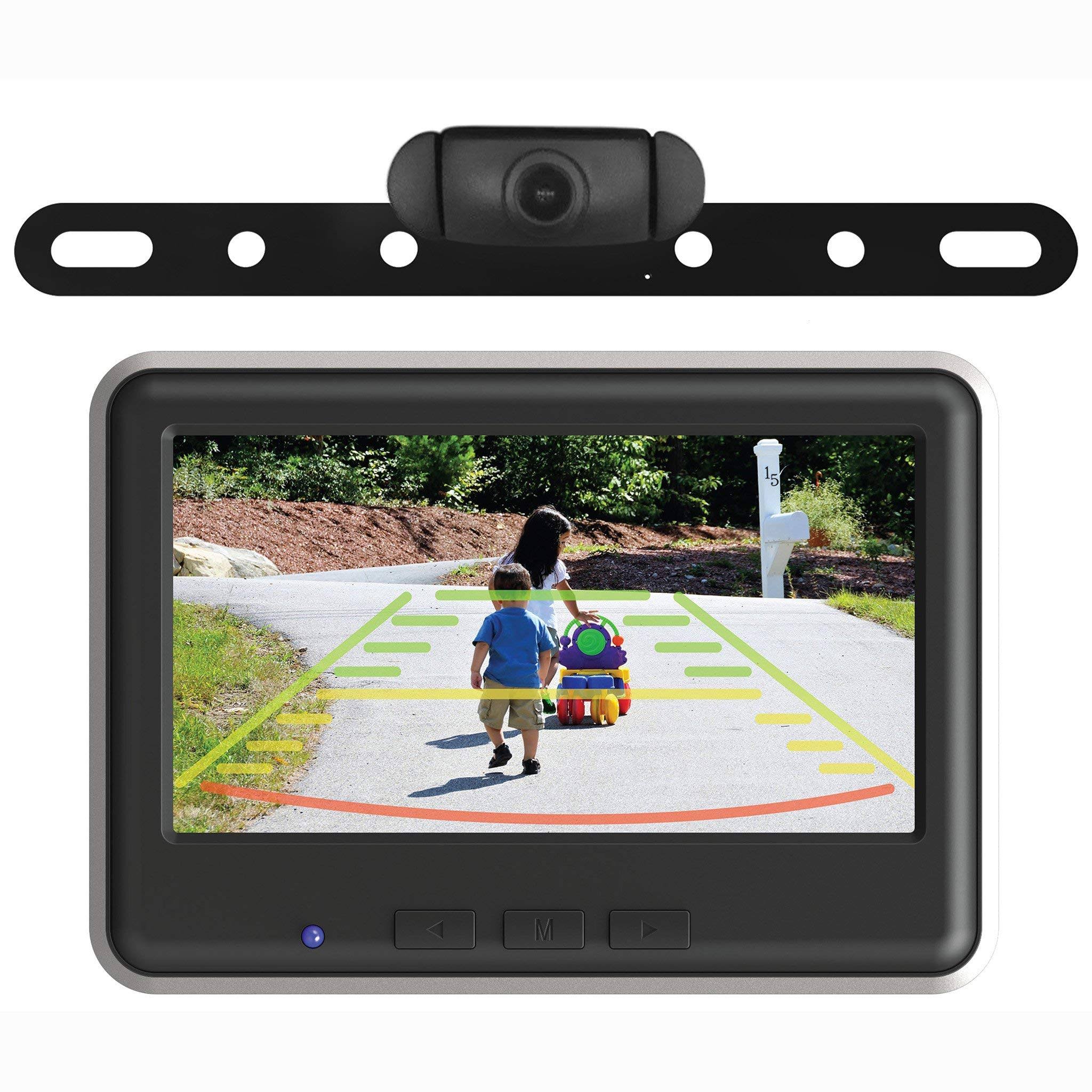 Echomaster – Wireless Backup Camera and Color Monitor Kit – Black MRC-WLP43