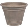 Sunnydaze Franklin Polyresin Outdoor Flower Pot Planter – 20