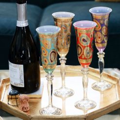 Alternative view of Vietri Regalia Purple Champagne Glass – 20% Off