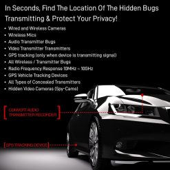Alternative view of SPYFINDER PRO Hidden Spy Camera Detector – Hidden Camera Tracking Scanner & Hidden Devices Detector – Anti Spy Detector Portable – Personal Video Cam Tracker – Detect Covert Video Camera