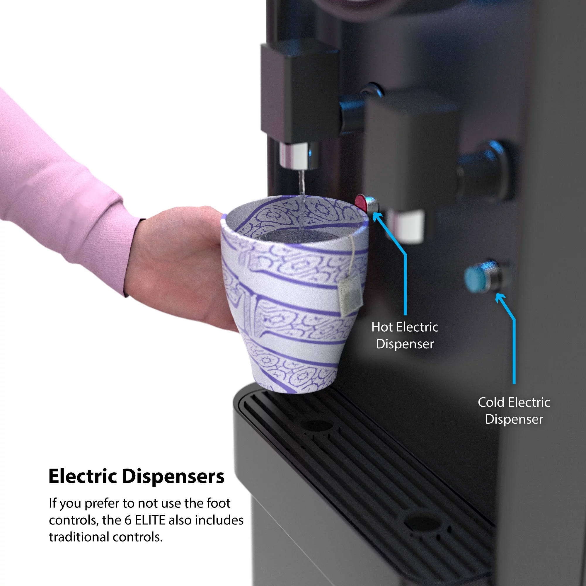 Drinkpod Self Cleaning Bottleless Water Cooler Dispenser, UL/NSF, Full Size - Image 5