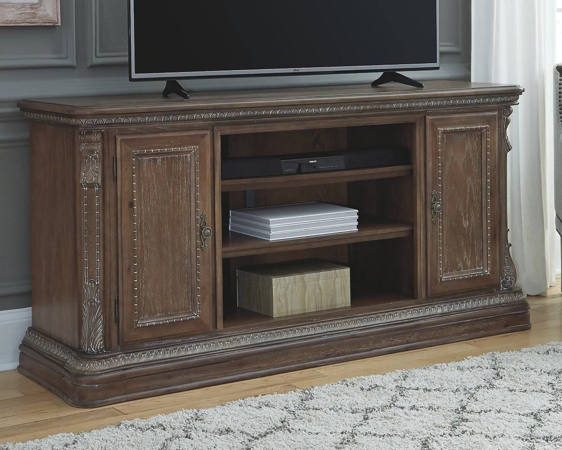 Charmond Extra Large TV Stand w/ Fireplace by Ashley Furniture - Image 8