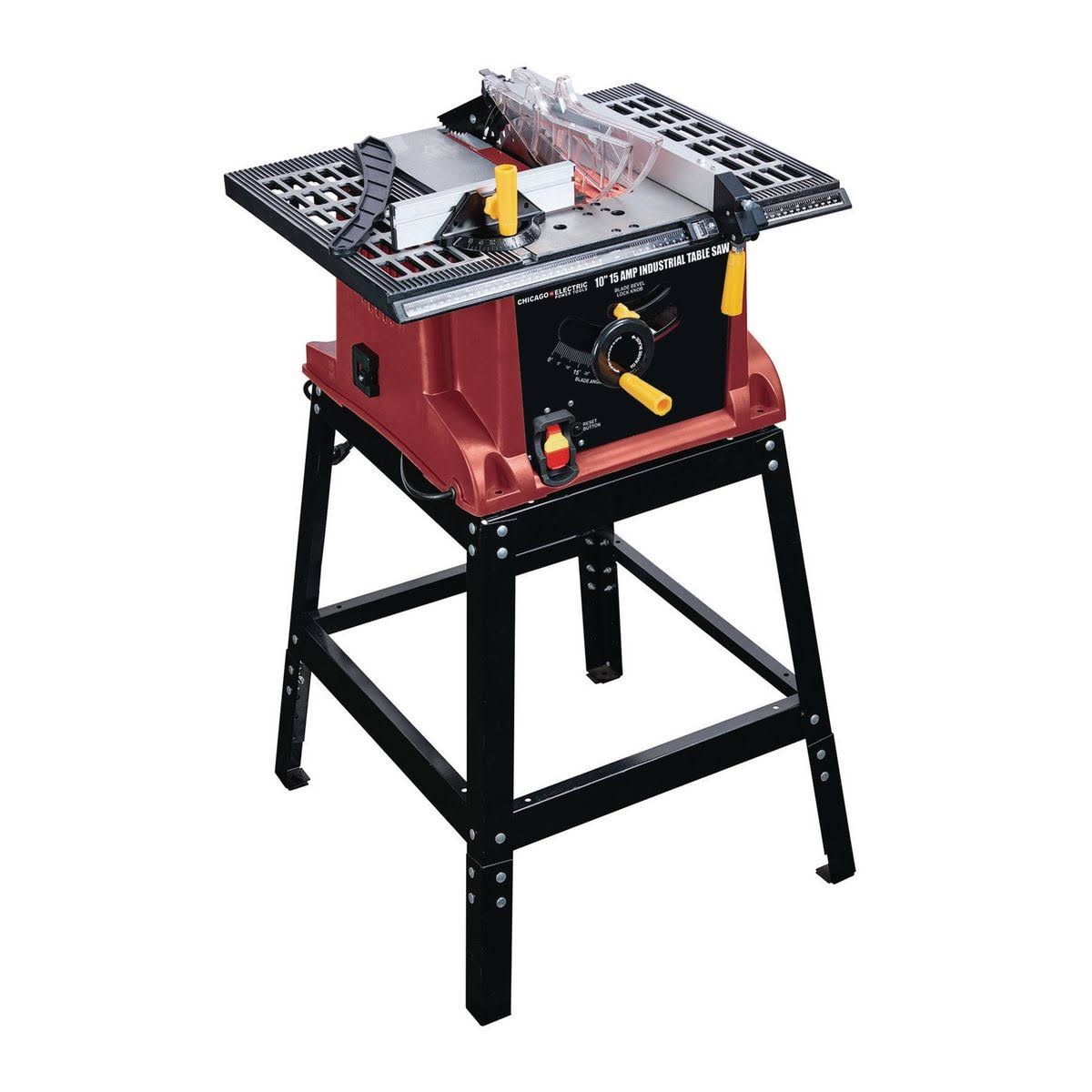 Chicago Electric 10 in. 15 Amp Benchtop Table Saw 63118